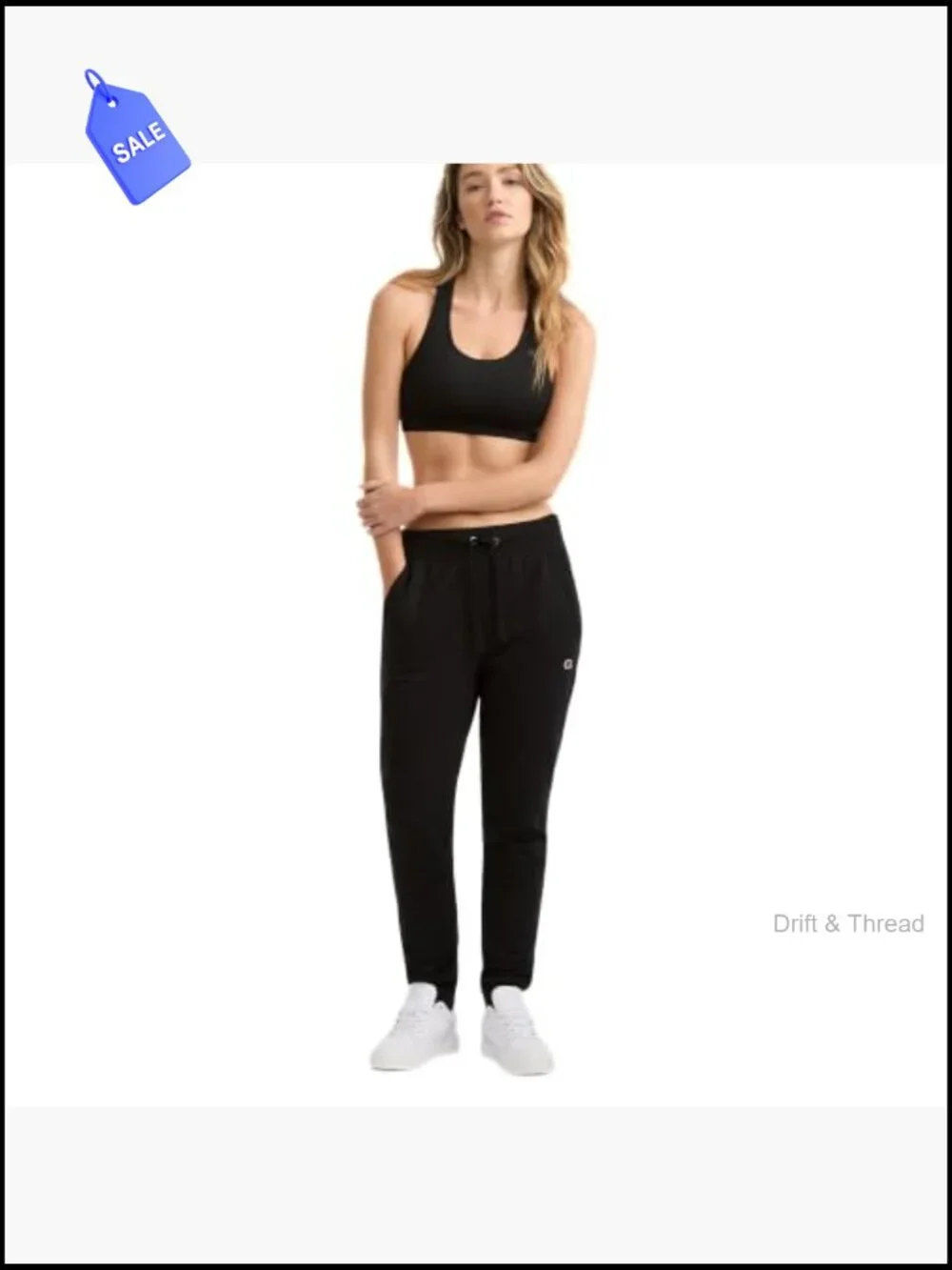 High-Impact Compression Sports Bra Moisture-Wicking Racerback